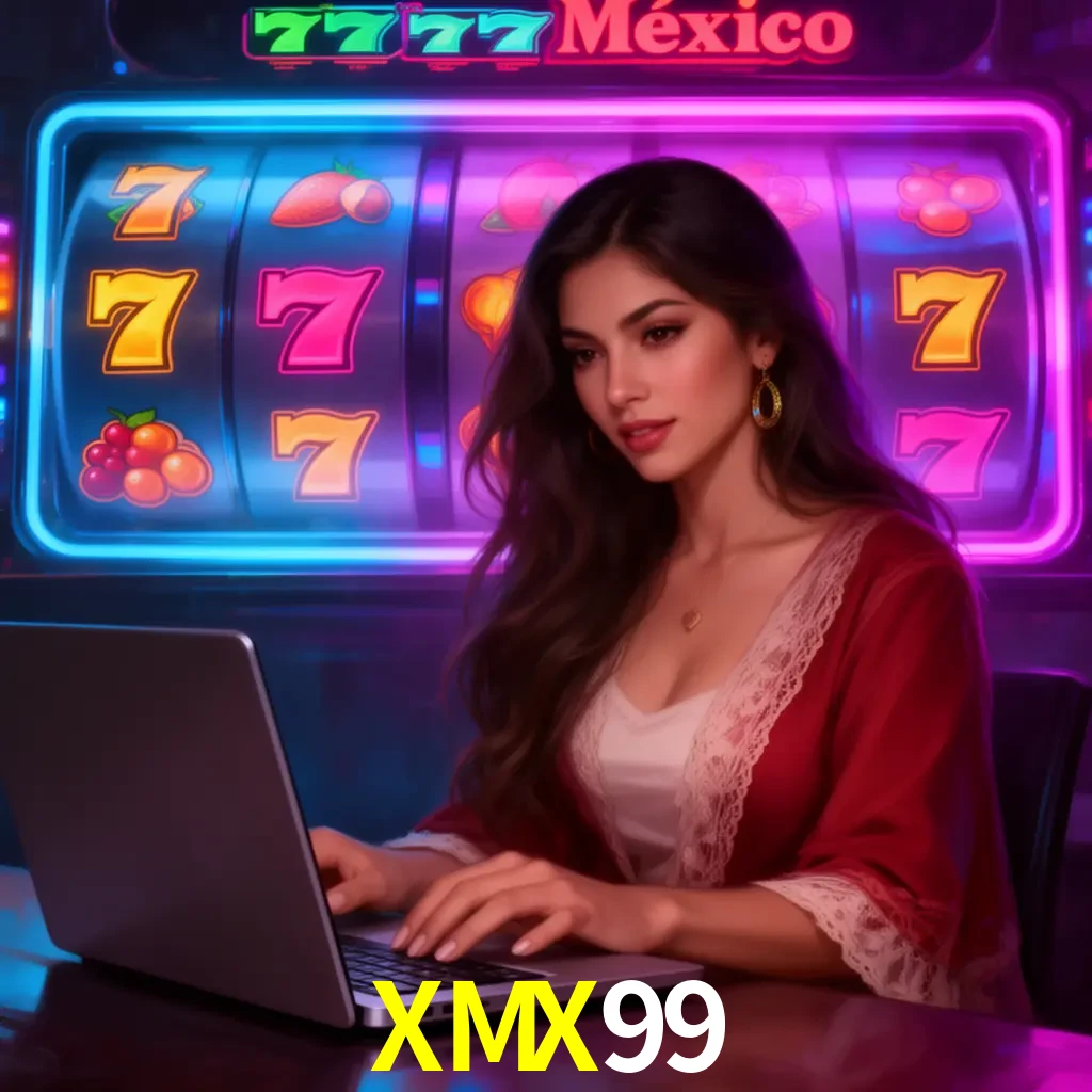 XMX99 Slots - tragamonedas, RTP y control Tragamonedas XMX99 con símbolos, saldo móvil y reglas de apuesta visibles